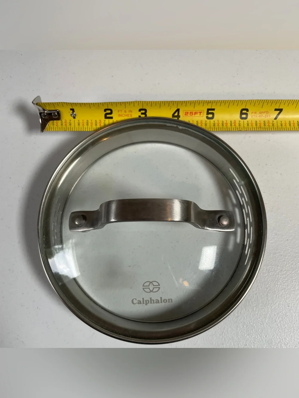 Calphalon Stainless Steel and Clear Glass Lid 5 1/2” *Lid ONLY*